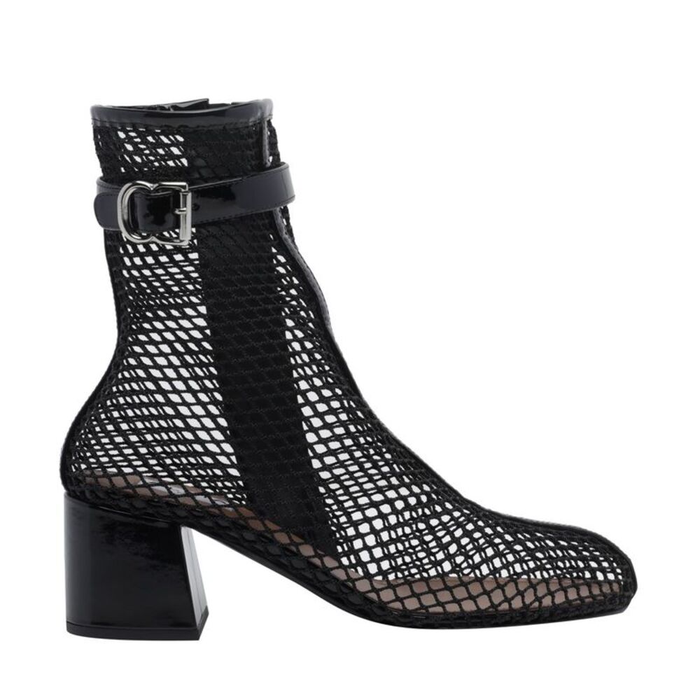 Alaia Women Fishnet Pump Booties
